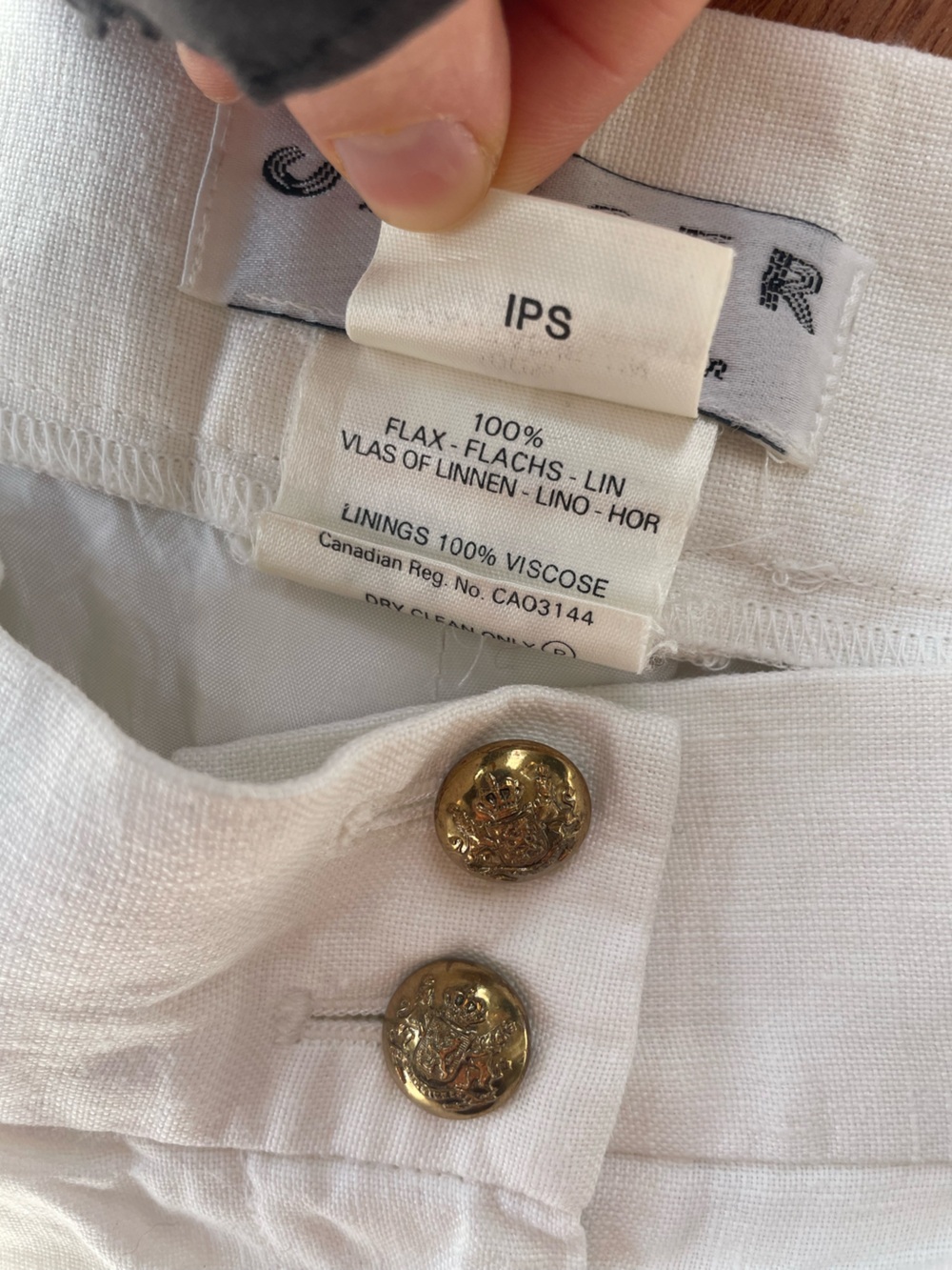 Vintage Flax Linen Trousers - Picture 5 of 11